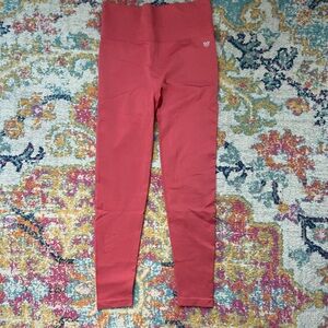 Forever 21 Red High-Waisted Leggings